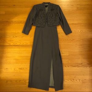Vintage Evening Dress and Jacket